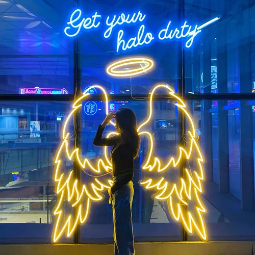 "Angel Wing" Neon Sign