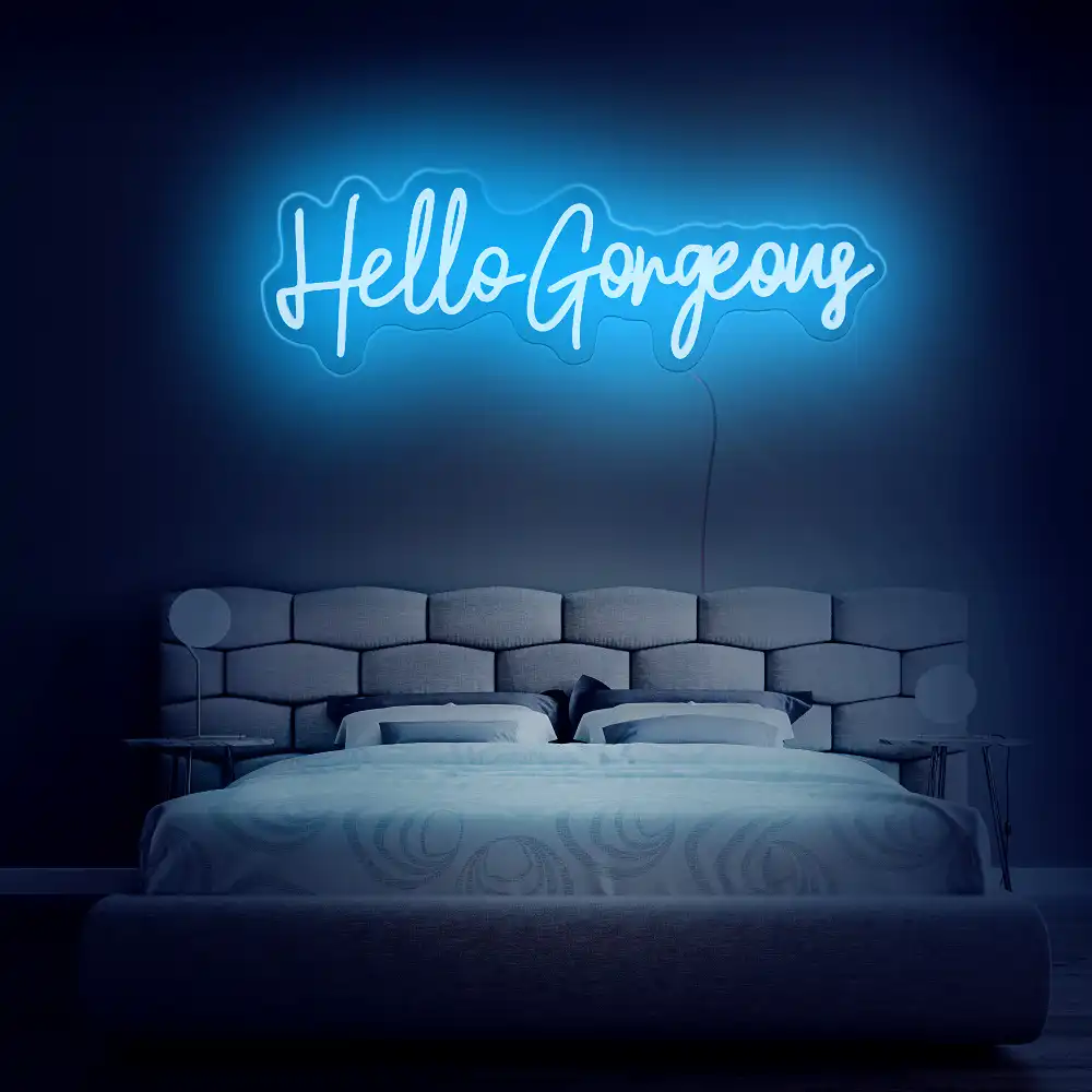 rebowsigns Hello Gorgeous Neon Sign