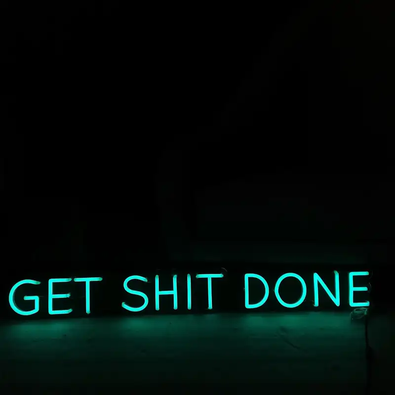 Get Shit Done Neon Sign