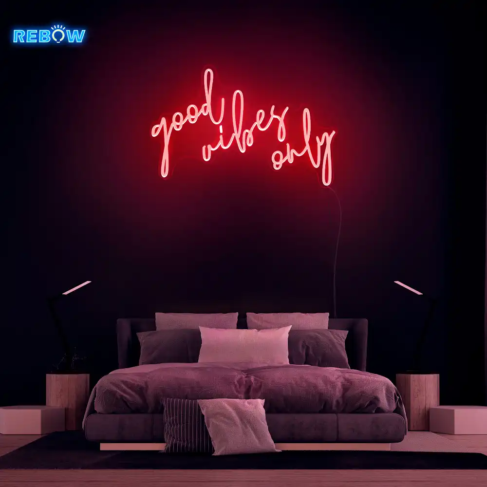 rebow signs Good Vibes Only Neon Sign