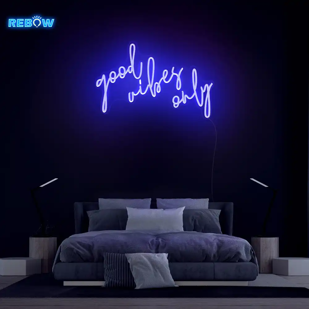 rebow signs Good Vibes Only Neon Sign