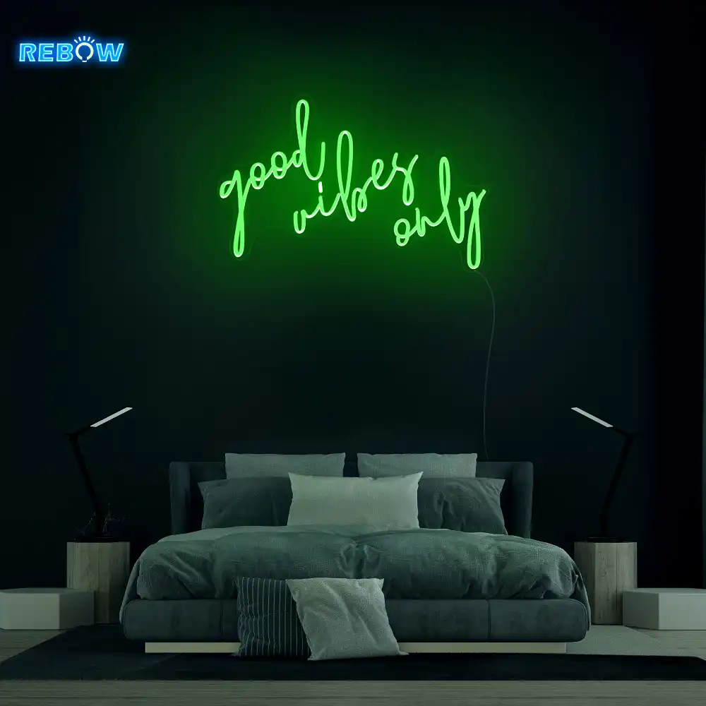 rebow signs Good Vibes Only Neon Sign