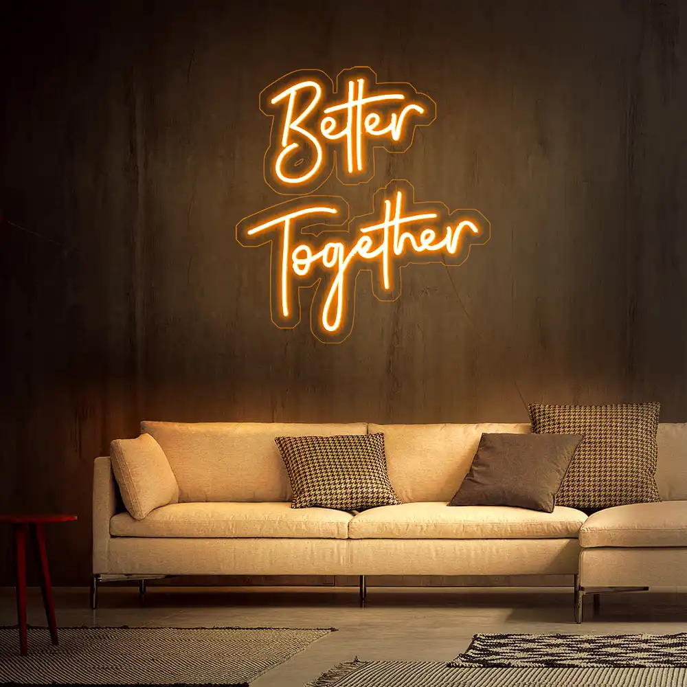 Rebow Better Together 2 Neon Sign