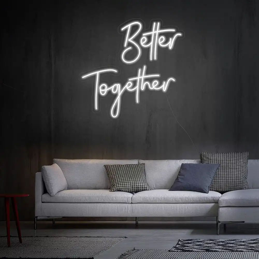 Rebow Better Together 3 Neon Sign