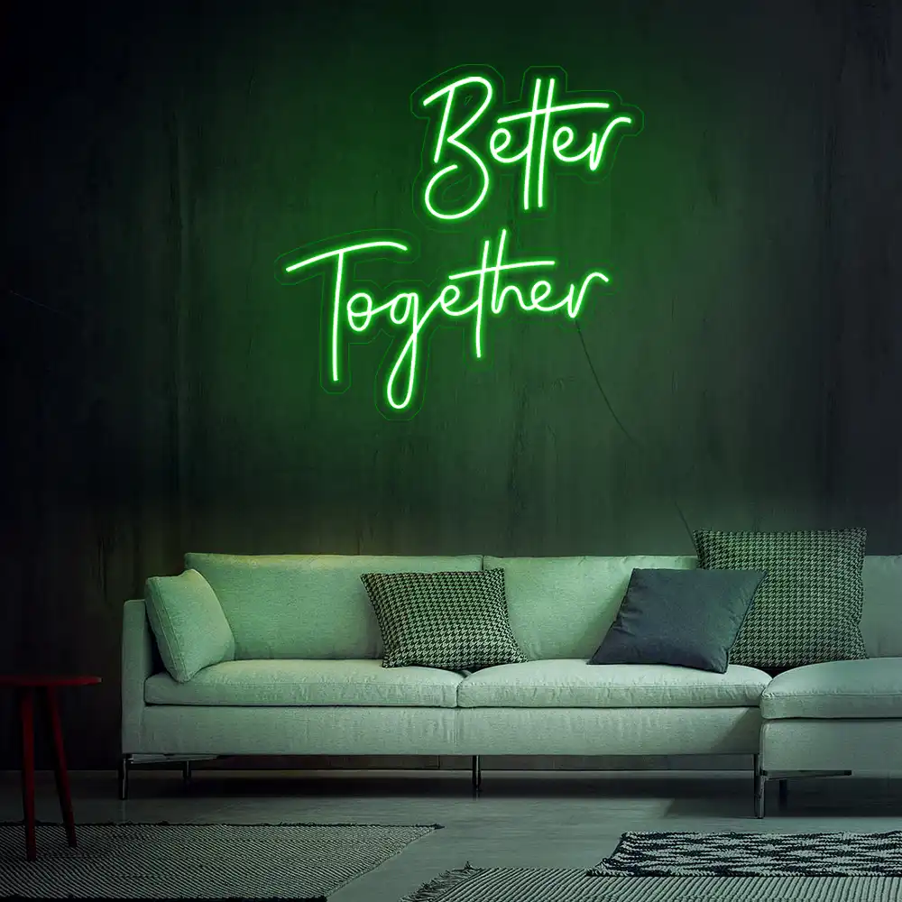 Rebow Better Together 3 Neon Sign