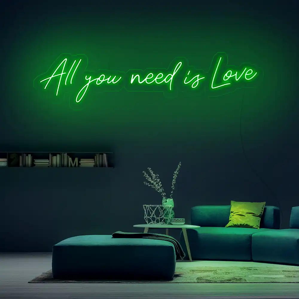 All You Need Is Love Neon Sign